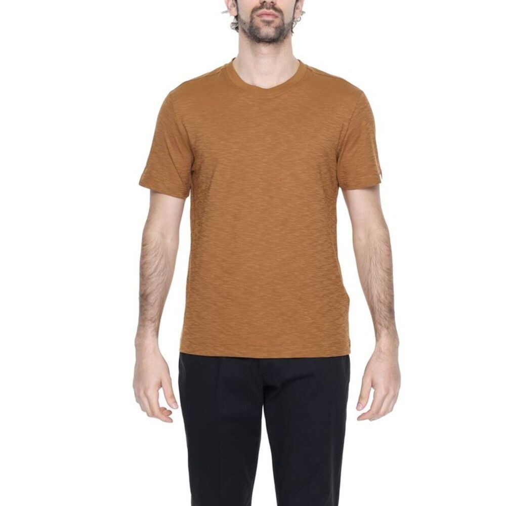 Liu Jo Brown Cotton Men's T-Shirt